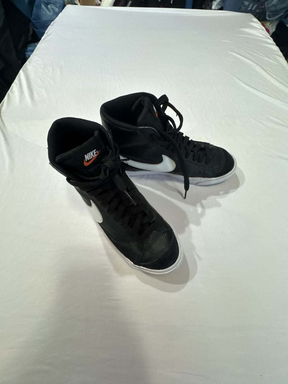 #416 Nike Blazer Mid '77 Vintage Black White Sneakers